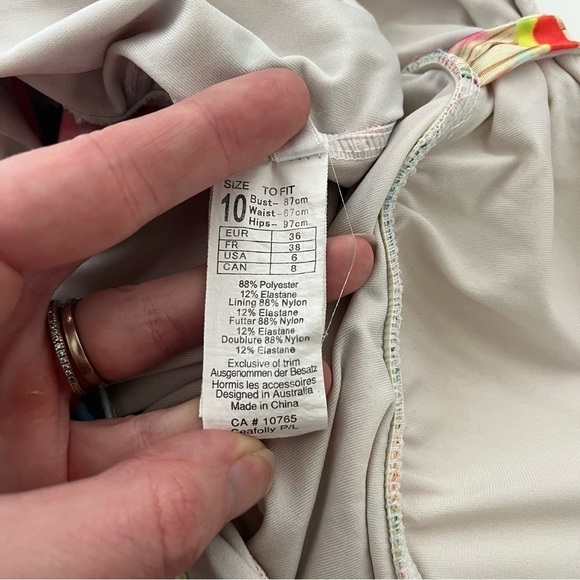 SEAFOLLY Butterfly Coast Halter Maillot Swimsuit - Picture 11 of 11